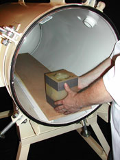 Placing Mold on Shelf